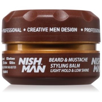 Nish Man Beard & Mustache ceară pentru barbă