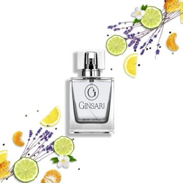 Parfum barbati Ginsari 84, Citric  Aromatic  Fougere, 50 ml ieftin