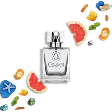 Parfum barbati Ginsari 91, Fresh  Acvatic, 50 ml