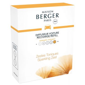 Rezerve ceramice odorizant masina Maison Berger Aroma Energy Zestes toniques 2 piese