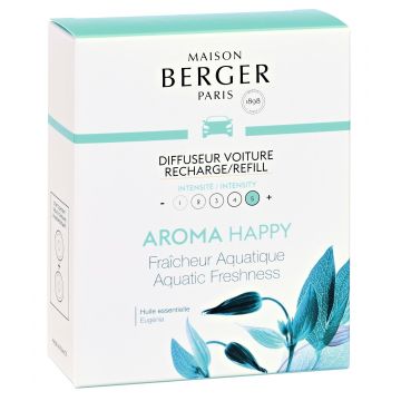Rezerve ceramice odorizant masina Maison Berger Aroma Happy Fraicheur Aquatique 2 piese