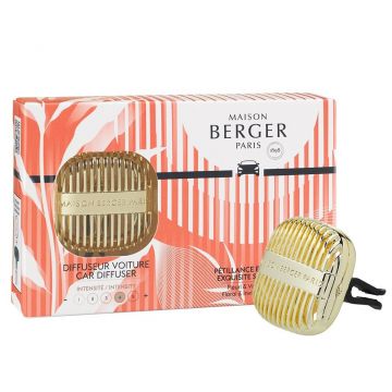 Set odorizant masina Maison Berger Cannelo + rezerva ceramica Exquisite Sparkle