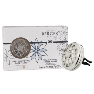 Set odorizant masina Maison Berger Rosalie + rezerva ceramica Exquisite Sparkle