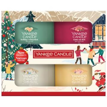 Yankee Candle Christmas Collection 4 Votive Candles set cadou