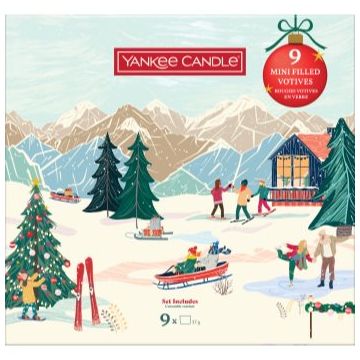 Yankee Candle Christmas Collection 9 Votive Candles set cadou