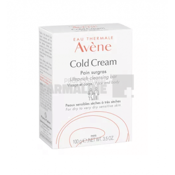 Avene Cold Crem Sapun emolient ten uscat si foarte uscat 100 g