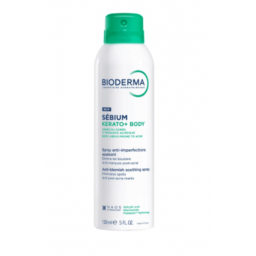Bioderma Sebium Kerato+ Spray calmant anti-imperfectiuni pentru corp 150 ml