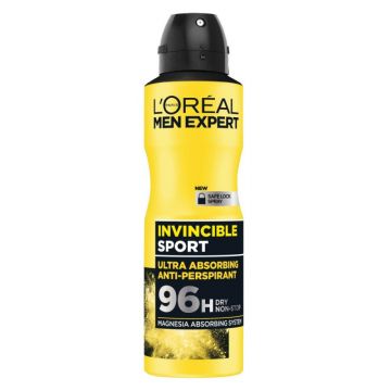 L'Oréal MEN EXPERT Spray INVINCIBLE SPORT 96h 150ml Volum 150 ml