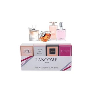Lancome Best Of Lancome Fragrances Mini Set pentru femei Volum Idole EDP 5 ml + La Vie Est Belle EDP 4 ml + Tresor EDP 7,5 ml + Miracle EDP 5 ml