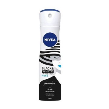 NIVEA Deo Spray Invisible on Black & White Pure Volum 150 ml