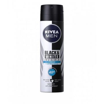NIVEA MEN Deo Spray Invisible on Black & White Fresh Volum 150 ml