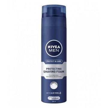 NIVEA MEN Spuma de ras Protect & Care Volum 200 ml