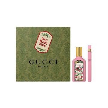 Set cadou de apa de parfum Gucci Flora Gorgeous Gardenia pentru femei Volum EDP 100 ml + EDP 10 ml