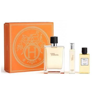 Set cadou Hermes Terre d`Hermes pentru Bărbați Volum EDT 30 ml + EDT 125 ml reumplere