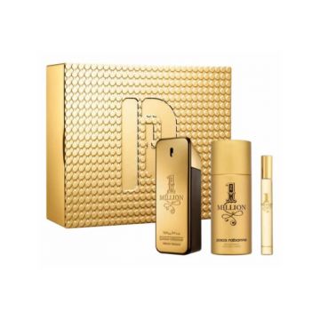 Set cadou Paco Rabanne 1 milion pentru bărbați Volum EDT 100 ml + 150 ml deodorant spray