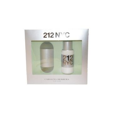Carolina Herrera 212 Set cadou pentru femei Volum EDT 100 ml + 100 ml loțiune de corp + EDT 10 ml