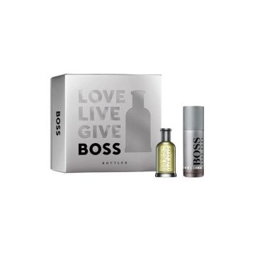 Set cadou Hugo Boss Bottled pentru bărbați Volum EDT 100 ml + 75 ml deodorant stick