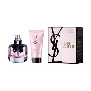 Set cadou YSL Mon Paris pentru femei Volum EDP 50 ml + 50 ml loțiune de corp