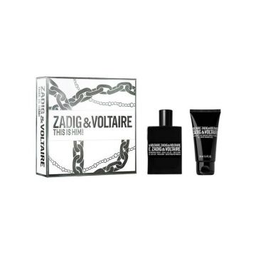 Zadig & Voltaire This is Him set cadou pentru bărbați Volum EDT 50 ml + 100 ml gel de duș