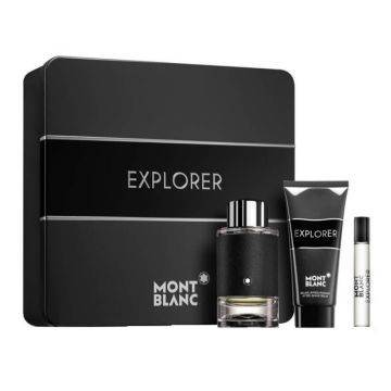 Set cadou Mont Blanc Explorer pentru bărbați Volum EDP 60 ml + 100 ml gel de duș ieftin