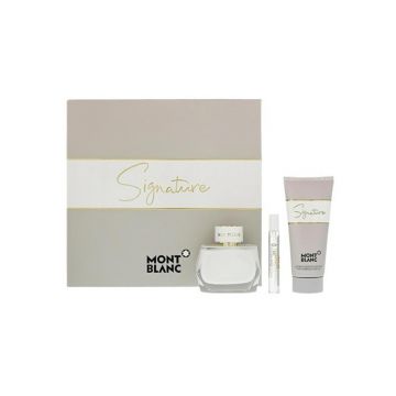 Set cadou Mont Blanc Signature pentru femei Volum EDP 50 ml + 100 ml loțiune de corp