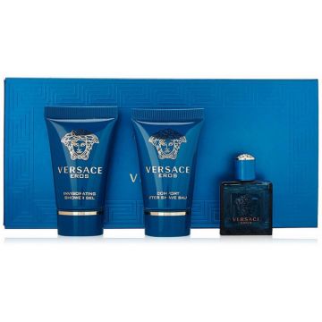 Set cadou Versace Eros pentru bărbați Volum EDT 100 ml + 150 ml gel de duș