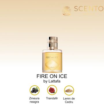 Apa de parfum Fire On Ice, Lattafa, unisex 110 ml