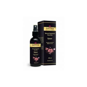 Deodorant fara aluminiu spray Opium 80ml, Sattva Ayurveda