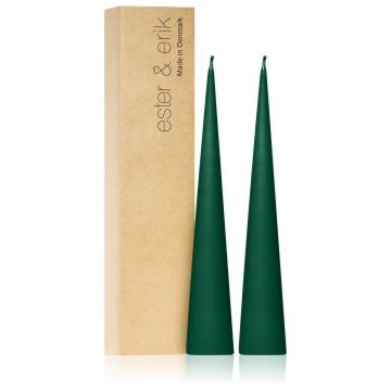 ester & erik cone candles marble green (no. 58) lumanare
