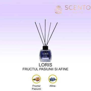 Odorizant camera - Loris Fructul pasiunii si Afine - 120ml