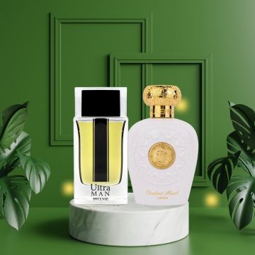 Pachet 2 produse, Ultra Man by Asten si Opulent Musk by Lattafa, 100 ml