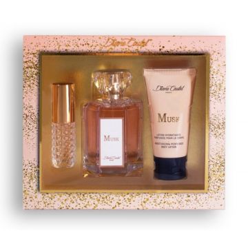 Set cadou 3 produse So Musk, apă de parfum + gel de dus + mini parfum