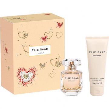 Set cadou Elie Saab Le Parfum pentru femei Volum EDP 90 ml + 75 ml loțiune de corp + 75 ml gel de duș