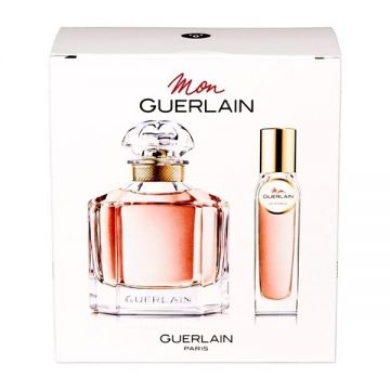 Set cadou Mon Guerlain, Apa de Parfum, Femei, 100 ml + 15 ml