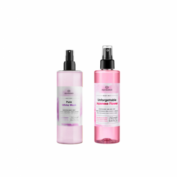 Set Spray de Corp: Pure White Musk si Unforgettable Japanese Flower