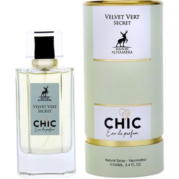 Alhambra Chic Velvet Vert Secret 100ml, Apa de Parfum, Femei