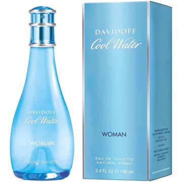 Davidoff Cool Water 100ml, Apa de toaleta, Femei