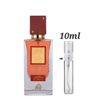 Decant Lattafa Ana Abiyedh Scarlet 10ml, Apa de Parfum, Femei
