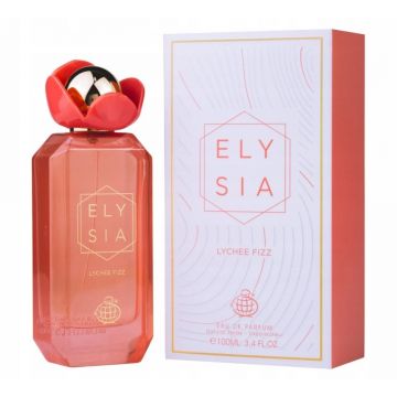 Fragrance World Elysia lychee Fizz 100ml, Apa de Parfum, Unisex