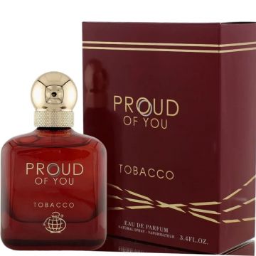 Fragrance World Proud of You Tobacco 100ml, Apa de Parfum, Barbati