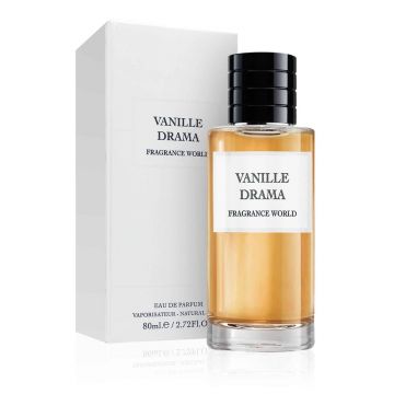Fragrance World Vanille Drama 80ml, Apa de Parfum, Unisex