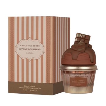 Lattafa Choco Overdose 75ml, Apa de Parfum, Femei - Give Me Gourmand