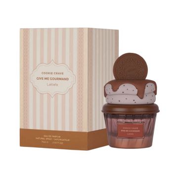 Lattafa Cookie Crave 75ml, Apa de Parfum, Femei - Give Me Gourmand
