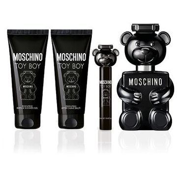 Moschino Toy Boy, Barbati, Set: Apa de parfum 100 ml, Apa de parfum 10 ml, Gel de dus 100 ml