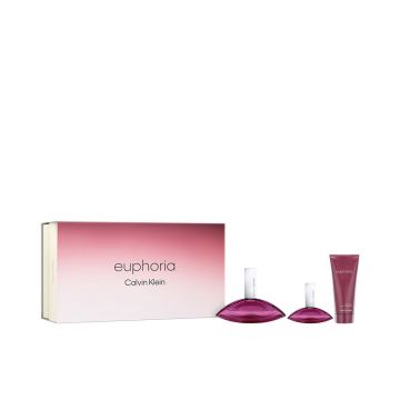 Set cadou Calvin Klein Euphoria 100ml + 30ml + 100ml Lotiune de Corp