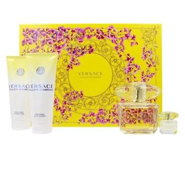 Set Cadou Versace Yellow Diamond 90 ml Apa de Toaleta + 5 ml Apa de Toaleta + 100 ml Gel de dus + 100 ml Lotiune (8011003873401) Set Cadou Versace Yellow Diamond 90 ml Apa de Toaleta + 5 ml Apa de Toaleta + 100 ml Gel de dus + 100 ml Lotiune de corp