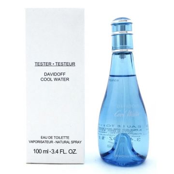 Tester Davidoff Cool Water 100ml, Apa de toaleta, Femei