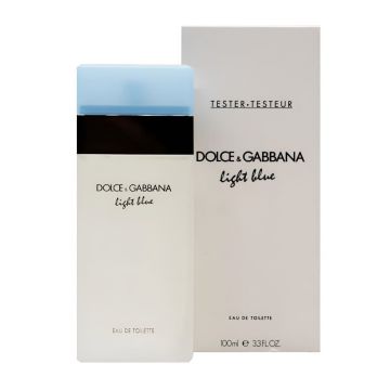 Tester Dolce & Gabbana Light Blue 100ml, Apa de toaleta, Femei
