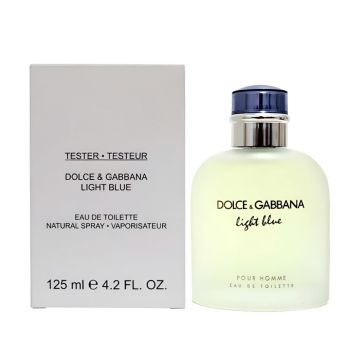 Tester Dolce & Gabbana Light Blue 125ml, Barbati, Apa de toaleta