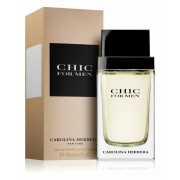 Carolina Herrera Chic 100ml, Apa de toaleta, Barbati